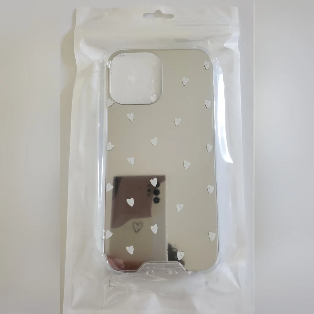 Heart Design Mirror Phone Case